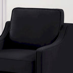 Armchair,Living Room Single Seat Sofa Chair with Wooden Legs,Upholstered Velvet Accent Chair
