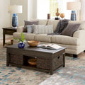 Pepper-Colored 3-Piece Lift-Top Coffee Table Set