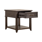 Pepper-Colored 3-Piece Lift-Top Coffee Table Set