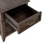 Pepper-Colored 3-Piece Lift-Top Coffee Table Set