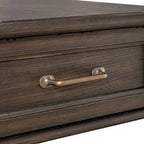 Pepper-Colored 3-Piece Lift-Top Coffee Table Set