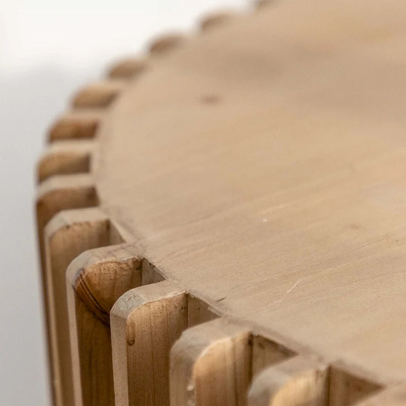 Retro Fashion Style Cylindrical Coffee Table