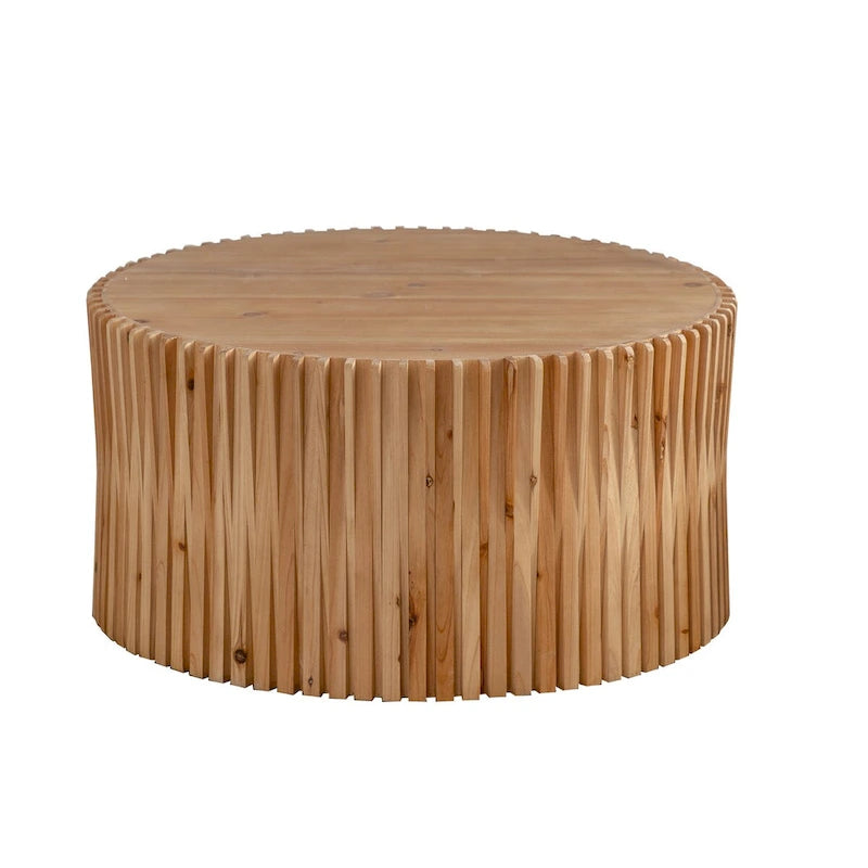 Retro Fashion Style Cylindrical Coffee Table