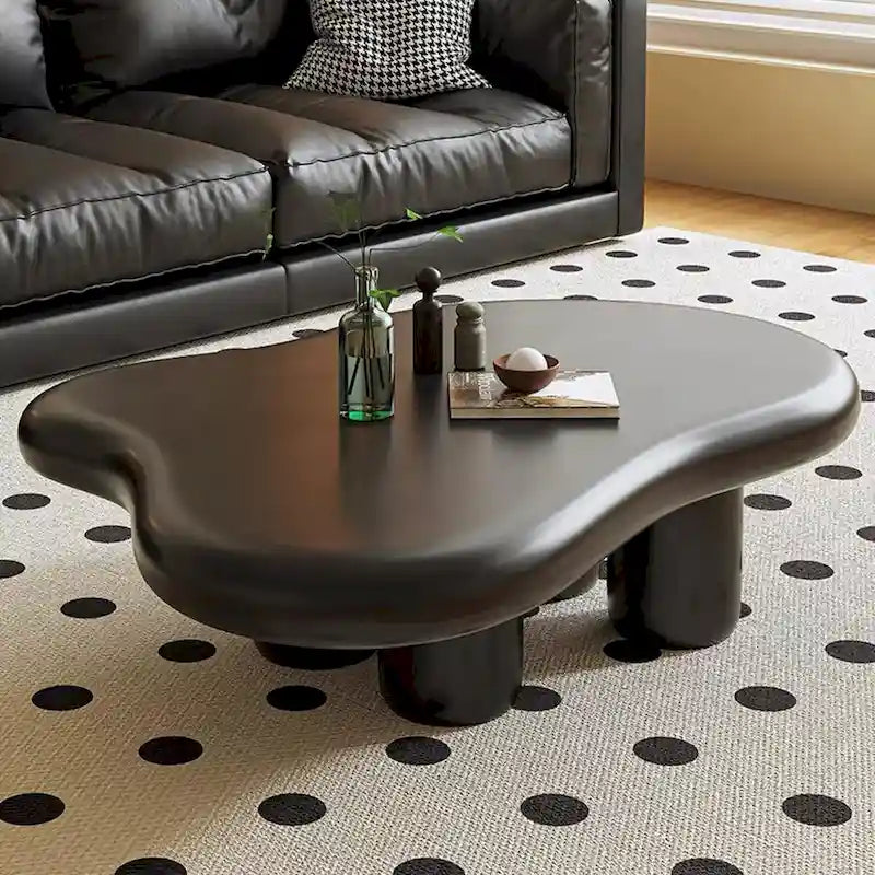 48.43 Modern Cloud Shaped Coffee Table for livingroom, 4 Legged Coffee Table - 48.4