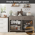 Buffet Sideboard Cabinet - 15.7D x 55.1W x 35.4H