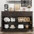Buffet Sideboard Cabinet - 15.7D x 55.1W x 35.4H