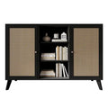 Mid-Century Modern Style Black Sideboard