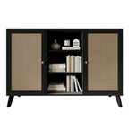 Mid-Century Modern Style Black Sideboard