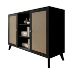 Mid-Century Modern Style Black Sideboard