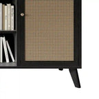 Mid-Century Modern Style Black Sideboard