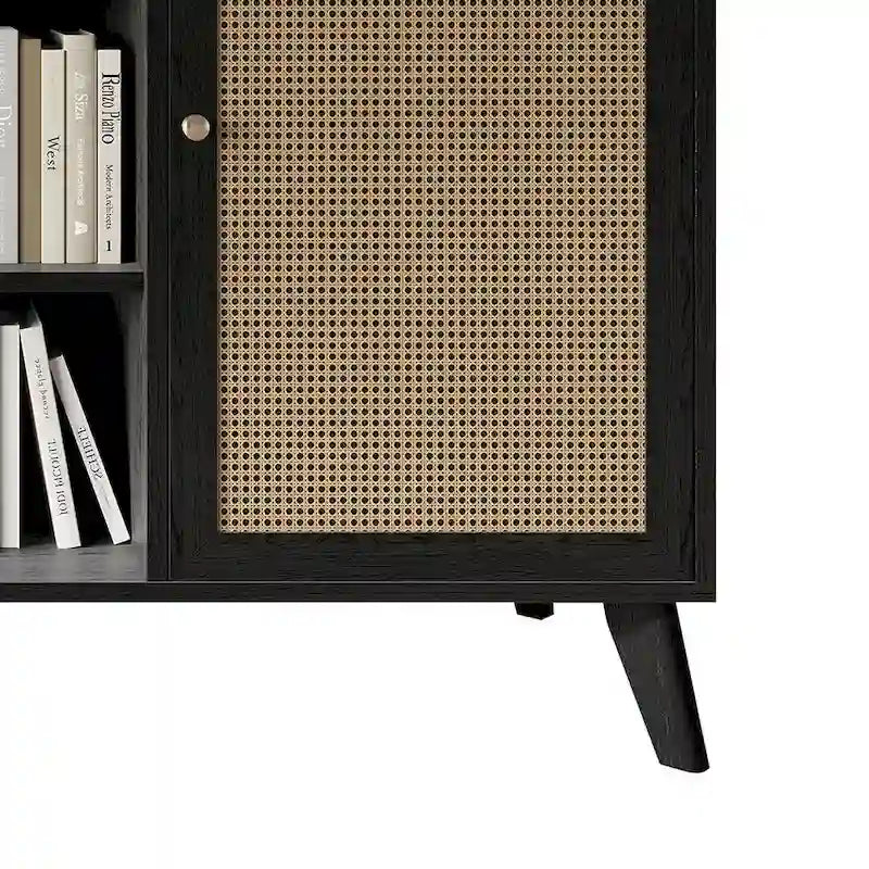 Mid-Century Modern Style Black Sideboard