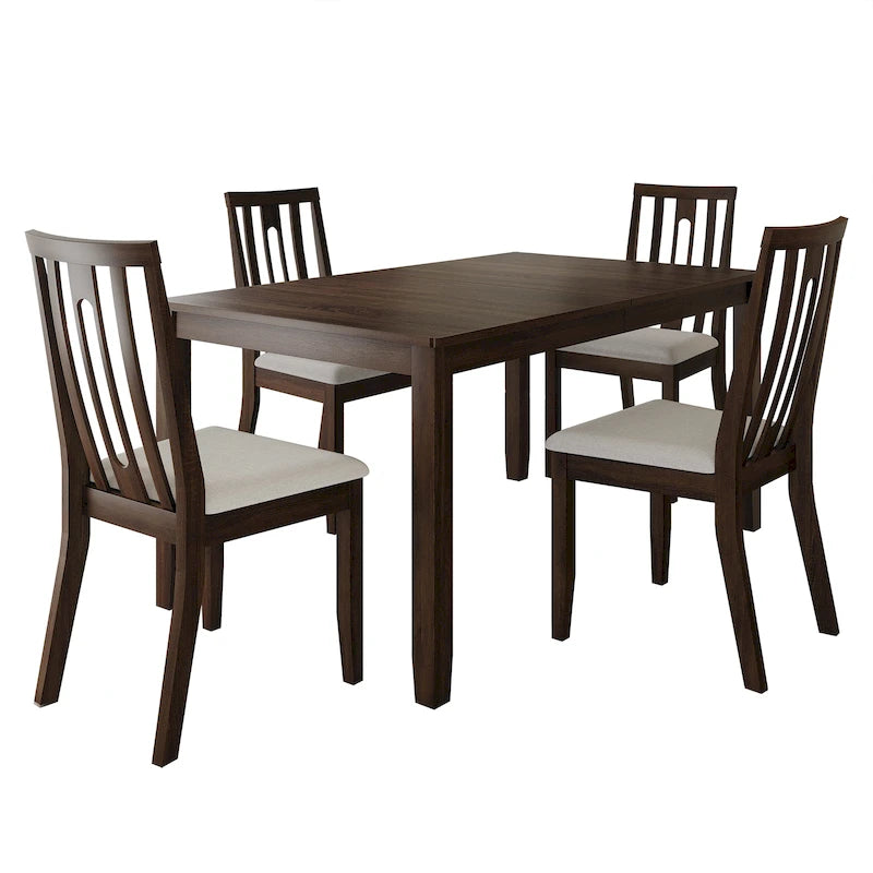 CraftPorch Contemporary 5-piece Wooden Dining Set