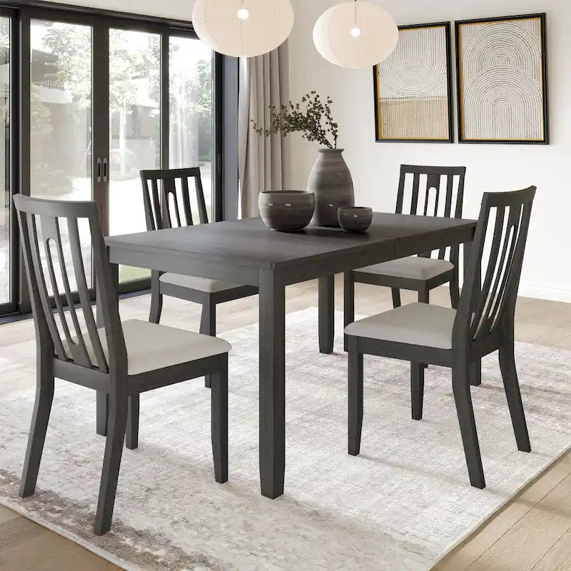 CraftPorch Contemporary 5-piece Wooden Dining Set