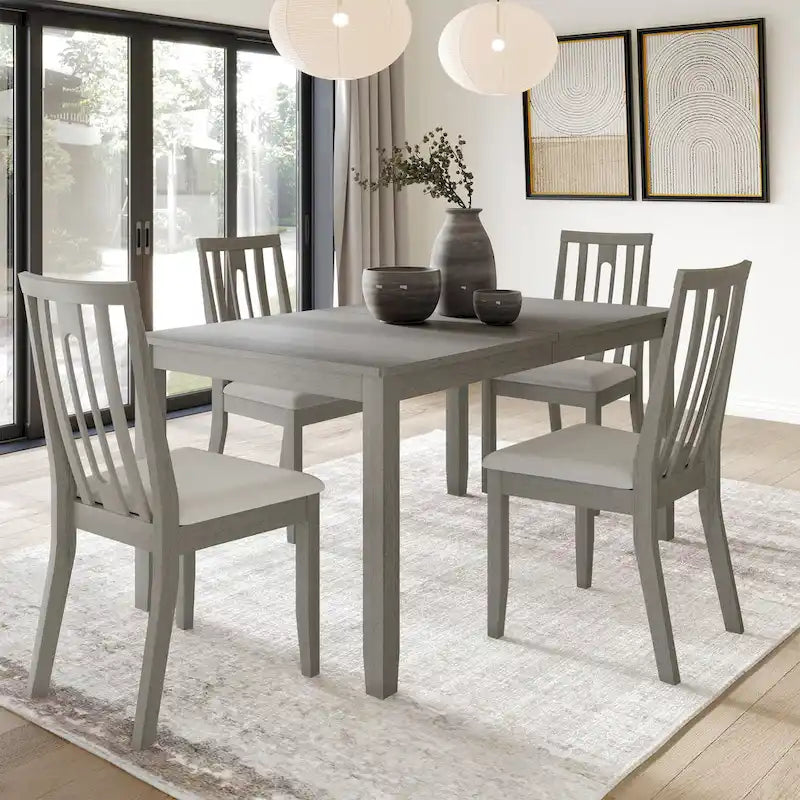 CraftPorch Contemporary 5-piece Wooden Dining Set