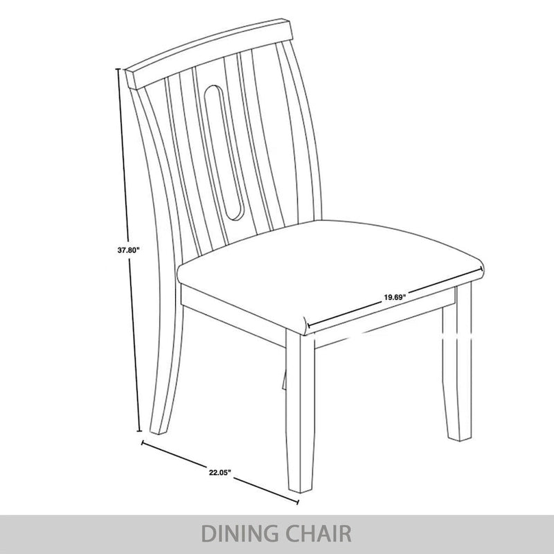 CraftPorch Contemporary 5-piece Wooden Dining Set
