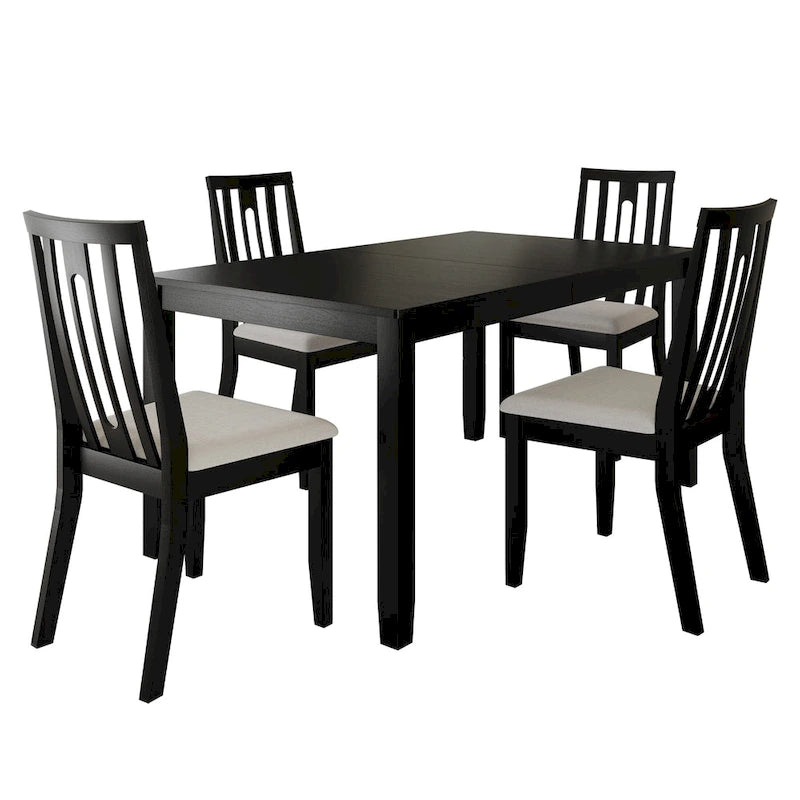CraftPorch Contemporary 5-piece Wooden Dining Set