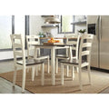 Signature Design by Ashley Woodanville Cream/Brown 5-Piece Dining Package