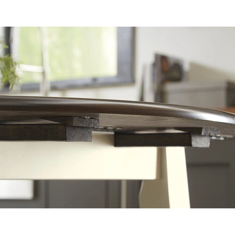 Signature Design by Ashley Woodanville Cream/Brown 5-Piece Dining Package