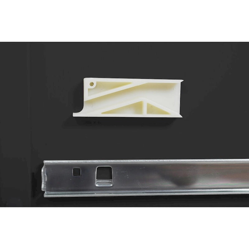 3-Drawers 14.96 W Metal Vertical File Cabinet with Lock Office Home Vertical File Cabinet for A4 Legal/Letter Size