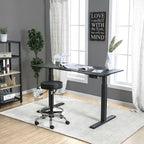 Furniture of America Hix Industrial Adjustable Standing Desk