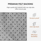 Jani Eco Bamboo Standard Rectangular Natural Chair Mat - (72 x 48), Eco-Friendly Chair Mat