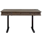 Carson Wood Electronic Sit/Stand Desk, Standing Desk, Gray