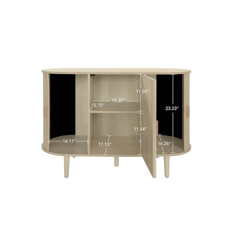 Storage Accent Cabniet with 3 door