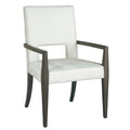 Solid Wood Upholstered Arm Dining Chair - Edgewater