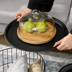 Nesting Coffee Tables with Steel Body and Removable Top (Set of 2)