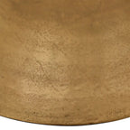 40-Inch Wide Cast Aluminum Dining Table, Gold