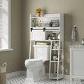 Over The Toilet Storage Cabinet with Toilet Paper Holder Stand - 11.81D x 32.49W x 60.63H