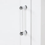 61 Tall Wood 1-door Bathroom Cabinet with Drawers and Adjustable Shelves