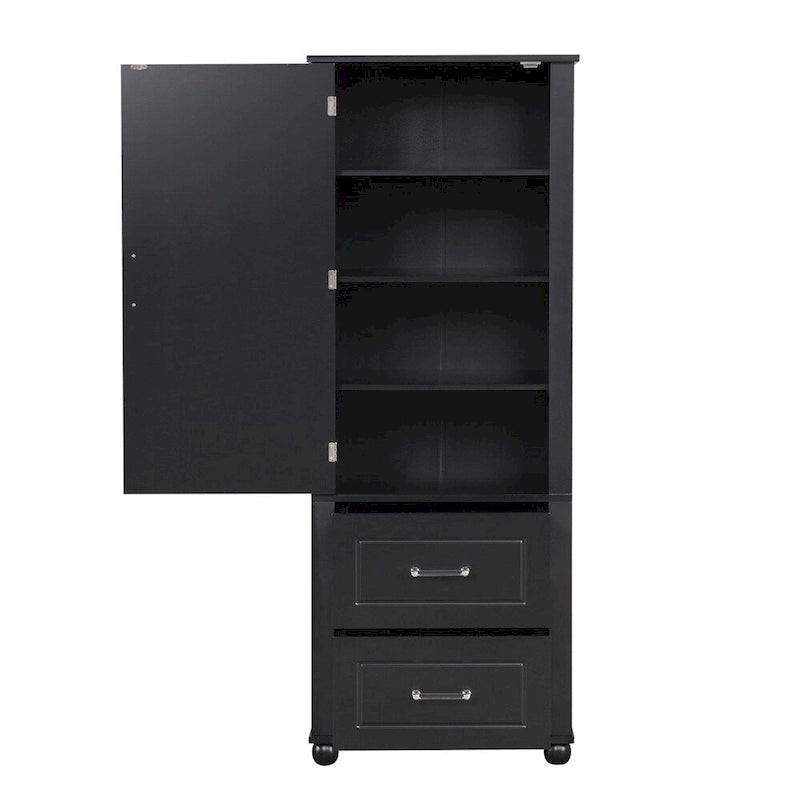 Tall Bathroom Storage Cabinet,Freestanding Storage Cabinet