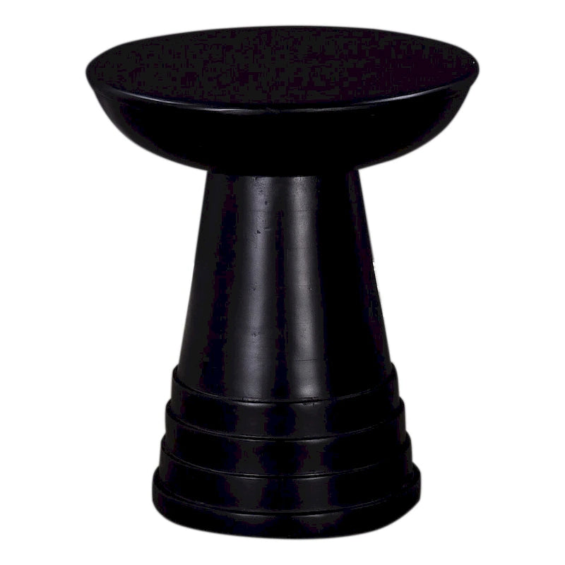 16 in Solid Wood Round End Table