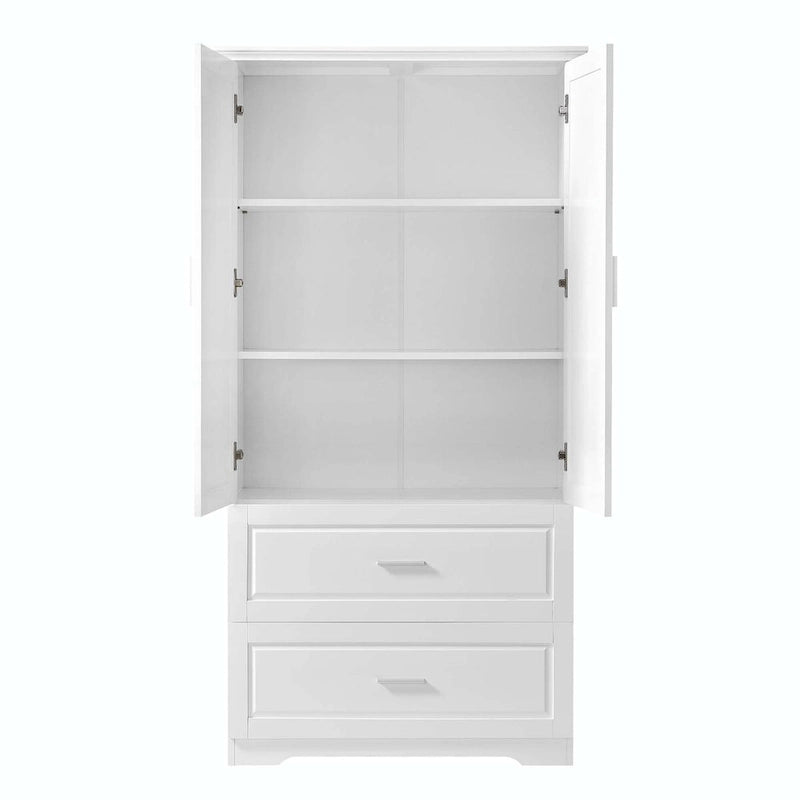 Cabinet with Two Doors and Drawers