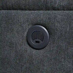 Kai Modern Blue Contemporary Power Recliner with Charger