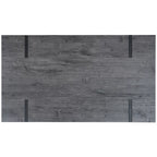 SAFAVIEH Asal Mid-Century Industrial Rustic Dining Room Table - 59.1 W x 35.4 L x 29.5 H - 59Wx35Dx30H