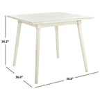 SAFAVIEH Marlisa Square Dining Table - 36 x 36 x 30.3 - 36Wx36Dx30H