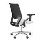 Cabot Mid Back Leather Office Chair by Bush Furniture