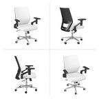 Cabot Mid Back Leather Office Chair by Bush Furniture