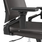 Cabot Mid Back Leather Office Chair by Bush Furniture
